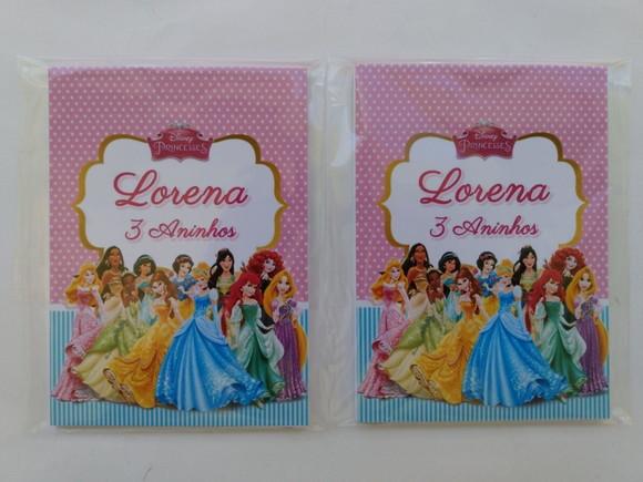 Bloquinho Princesas Disney