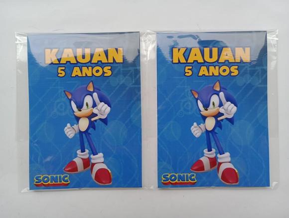 Bloquinho Sonic