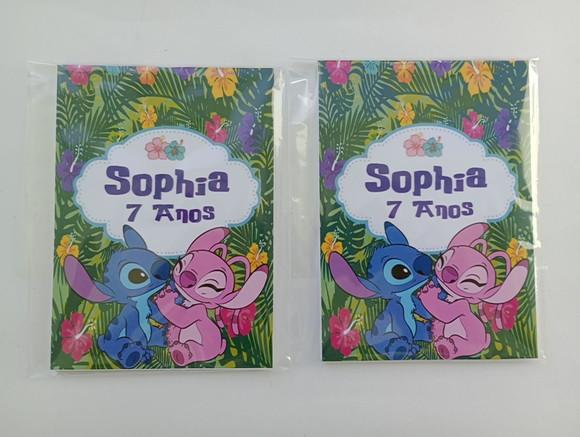 Bloquinho Stitch e Angel