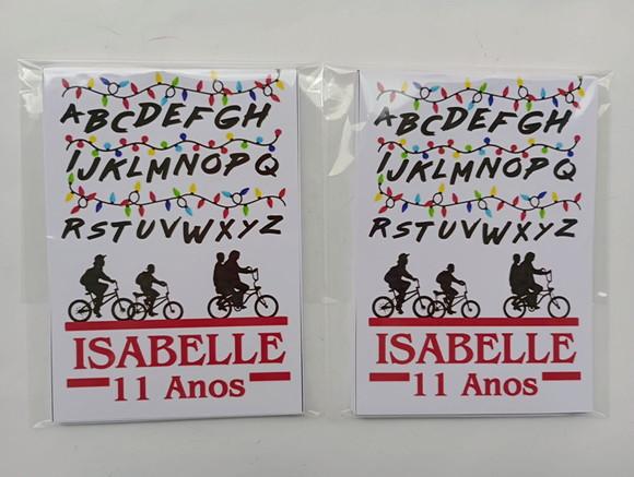 Bloquinho Stranger Things