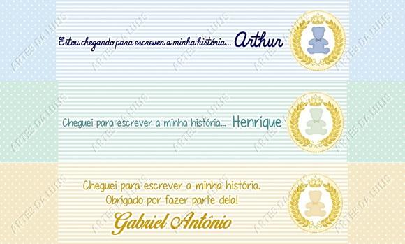 Bloquinho Ursinho(a) Reinado