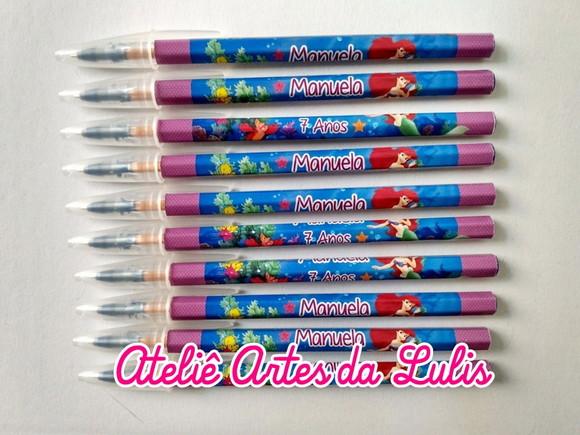 Caneta Personalizada a Pequena Sereia