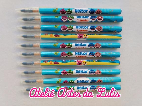 Caneta Personalizada Baby Shark