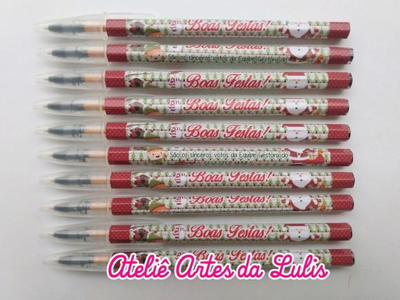 Caneta Personalizada Boas Festas