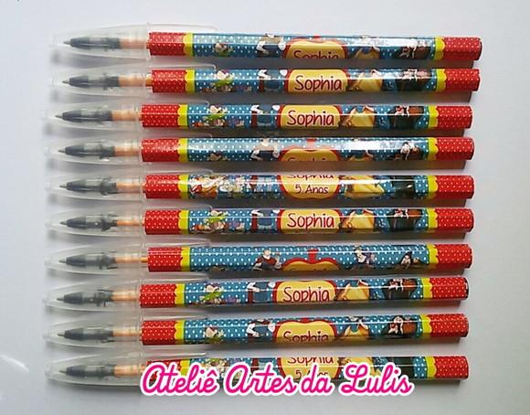 Caneta Personalizada Branca de Neve