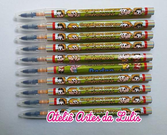 Caneta Personalizada Chico e Rosinha