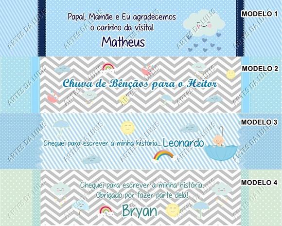 Caneta Personalizada Chuva de Amor Menino