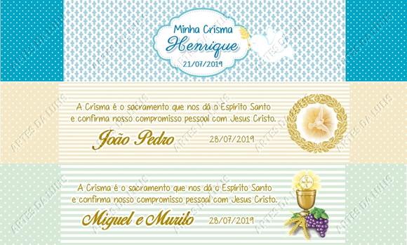 Caneta Personalizada Crisma Menino