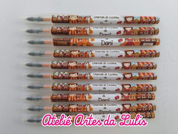 Caneta Personalizada Festa Junina