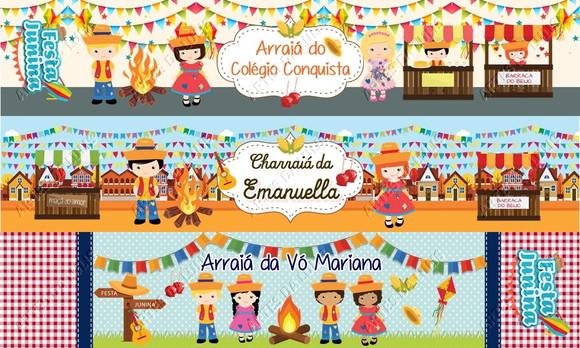 Caneta Personalizada Festa Junina