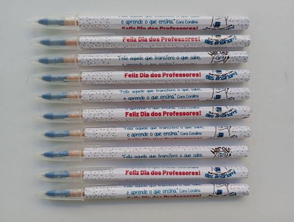 Caneta Personalizada Flork Dia dos Professores