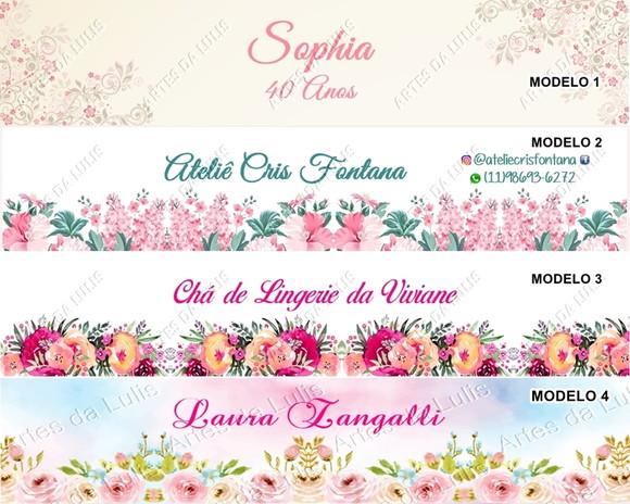 Caneta Personalizada Flores