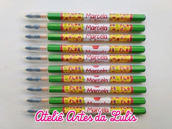 Caneta Personalizada Frutinhas