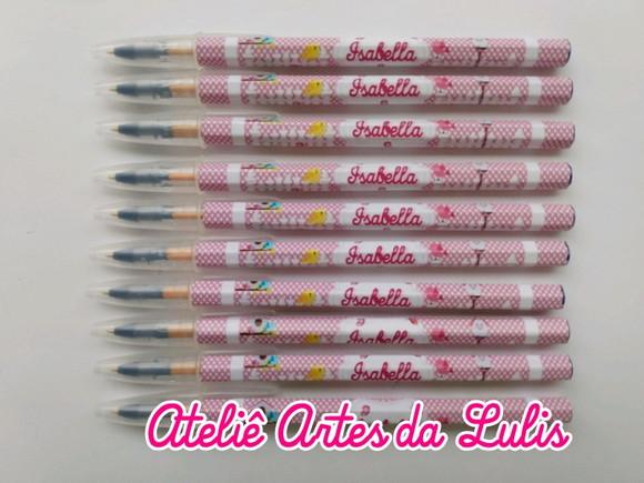Caneta Personalizada Jardim Encantado