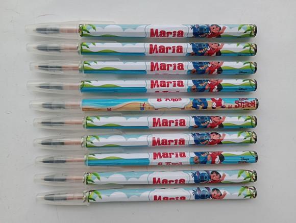 Caneta Personalizada Lilo e Stitch