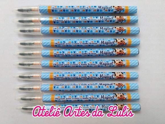 Caneta Personalizada Mickey Baby