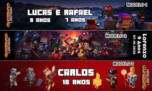 Caneta Personalizada Minecraft