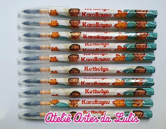Caneta Personalizada Moana Baby