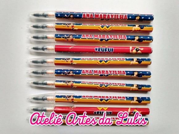 Caneta Personalizada Mulher Maravilha