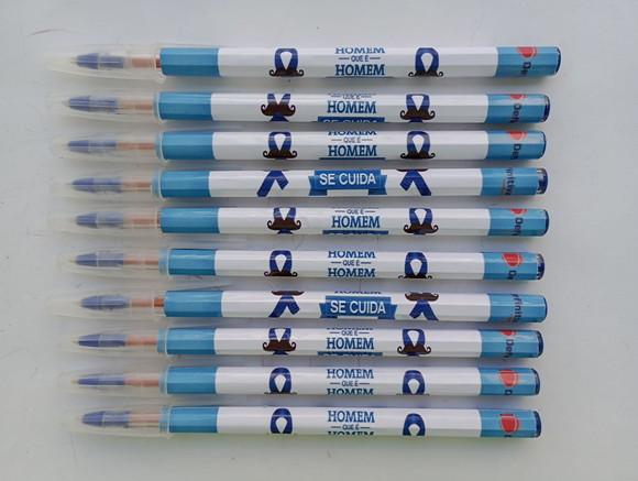 Caneta Personalizada Novembro Azul