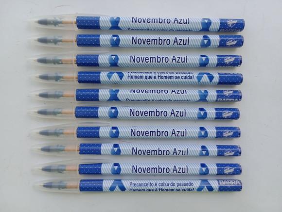 Caneta Personalizada Novembro Azul