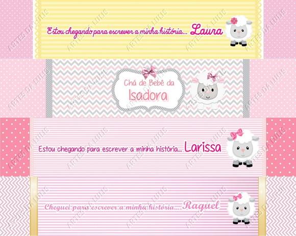 Caneta Personalizada Ovelhinha Menina