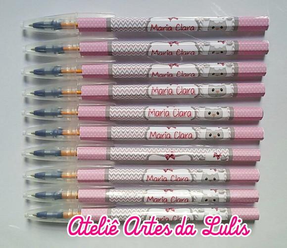 Caneta Personalizada Ovelhinha Menina