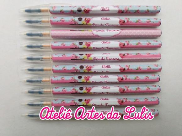Caneta Personalizada Passarinho
