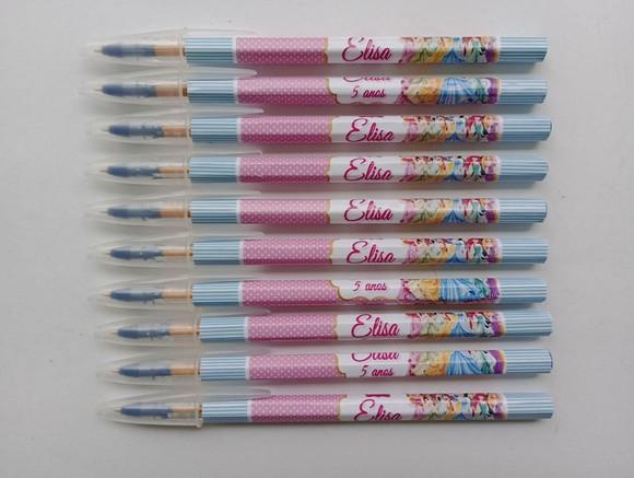 Caneta Personalizada Princesas