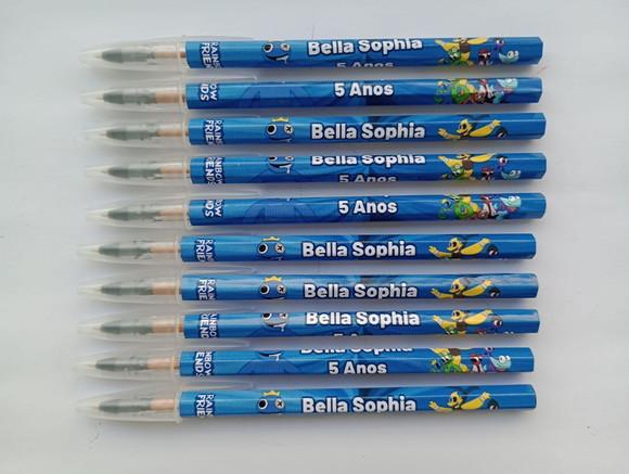 Caneta Personalizada Rainbow Friends