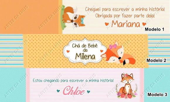 Caneta Personalizada Raposinha Menina