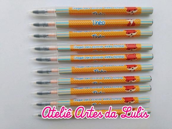 Caneta Personalizada Raposinha Menino