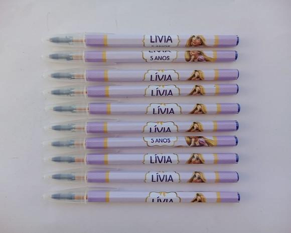 Caneta Personalizada Rapunzel