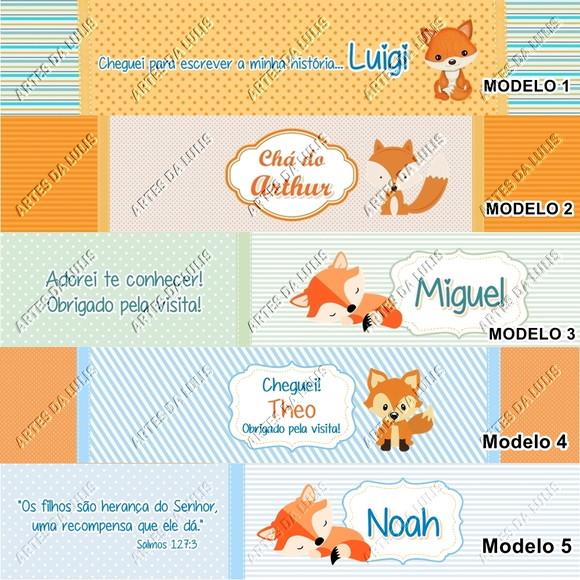 Caneta Personalizada Raposinha Menino