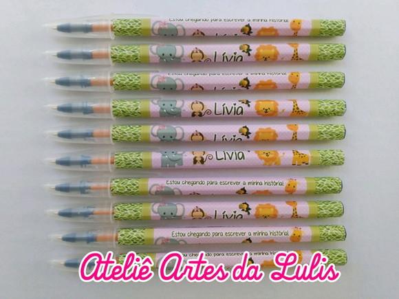 Caneta Personalizada Safari Menina