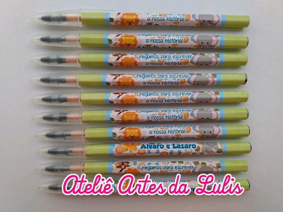 Caneta Personalizada Safari Menino