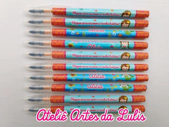 Caneta Personalizada Sereia