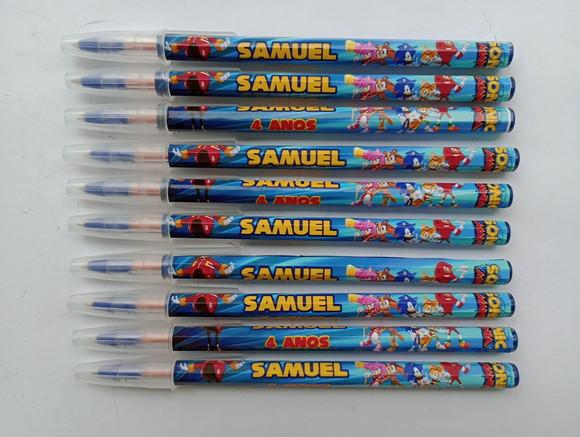 Caneta Personalizada Sonic
