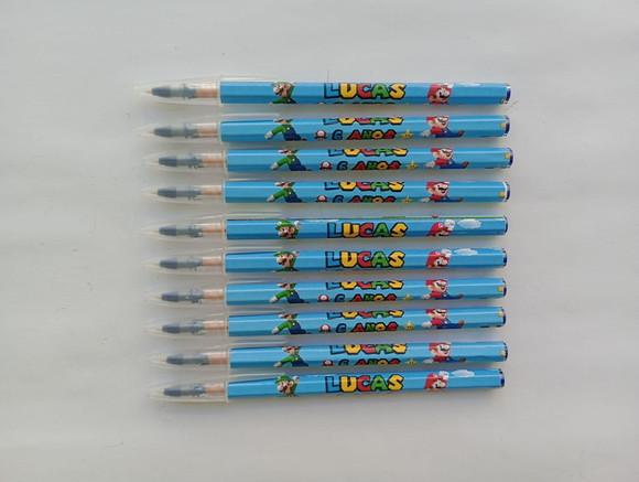 Caneta Personalizada Super Mario Bross