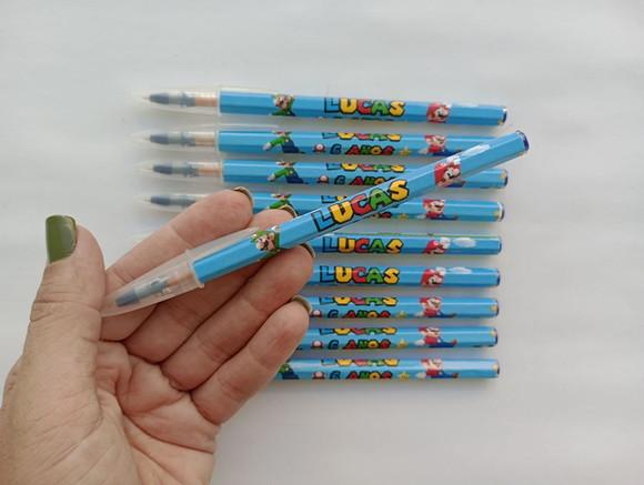Caneta Personalizada Super Mario Bross