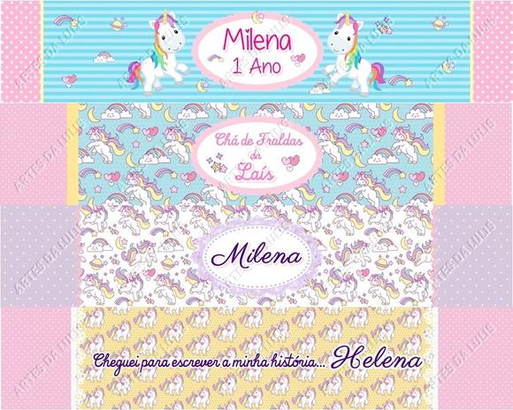 Caneta Personalizada Unicórnio