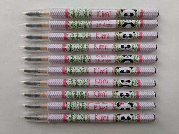 Caneta Personalizada Ursinha Panda
