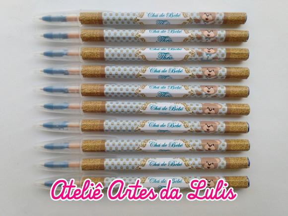 Caneta Personalizada Ursinho Rei