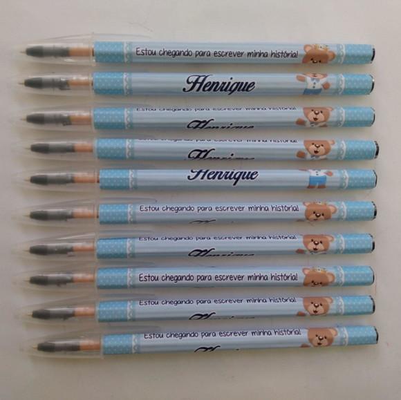 Caneta Personalizada Ursinho Rei