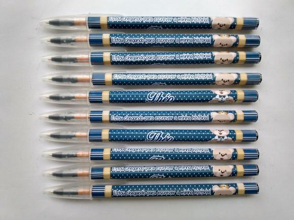 Caneta Personalizada Ursinho Rei Marinho