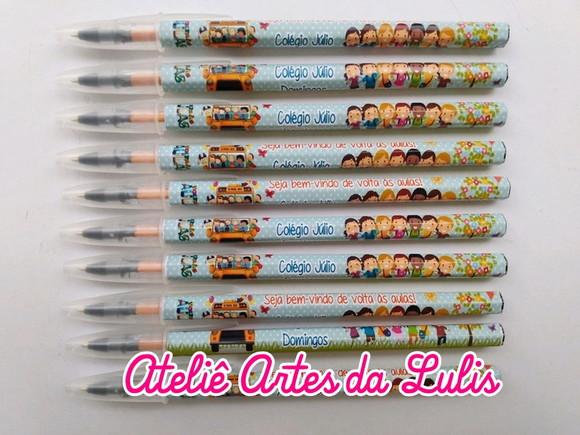 Caneta Personalizada Volta as Aulas