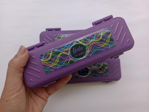 Estojo Festa Neon Personalizado