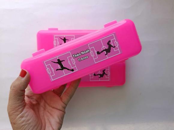 Estojo Personalizado Futebol Menina