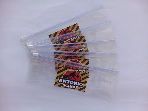 Estojo Zip Zap Jurassic Park Personalizado