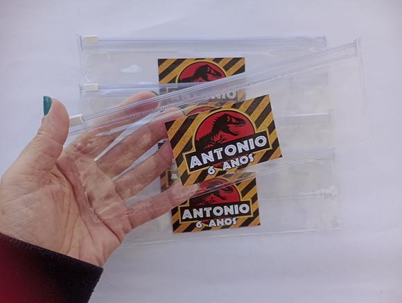 Estojo Zip Zap Jurassic Park Personalizado